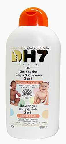 DH7 Bébé Gel Douche Abricot et Pêche