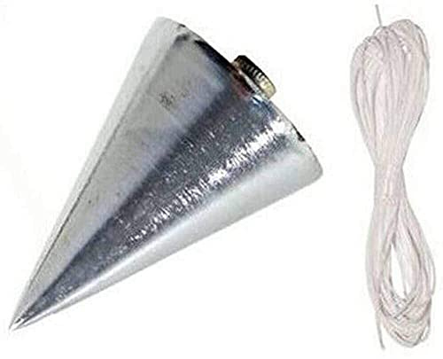 DOBO Filo a Piombo edilizia muratura piombino in Platino 200 gr Fai da Te fabbro Verifica superfici Verticali lavori edili Filo in Nylon