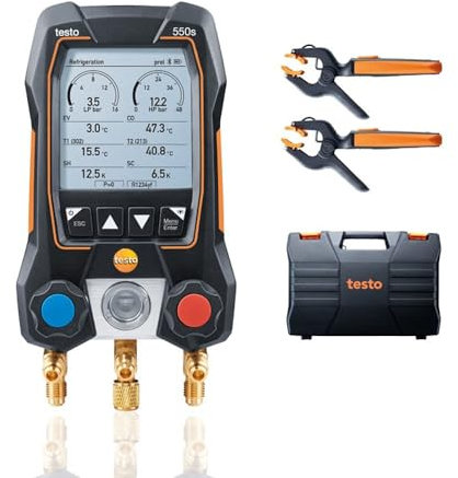 Testo AG 0564 5502 Kaeltemittel-Messgeraet 550s Smart Set