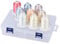 Simthread Maschinen Stickgarn mit Kunststoff-Aufbewahrungsbox, 9 Pastell Farben, 800 Yards Schnappen Spulen, für professionelles Stickdesign