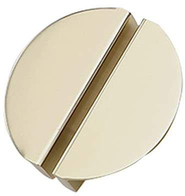 JIAOLUN123 2 pièces Poignée de tiroir en demi-lune Boutons de portes Alliage d'aluminium Tirer La Poignée décoratifs en demi-cercle Poignées de placard pour armoire,livre,avec vis (B)