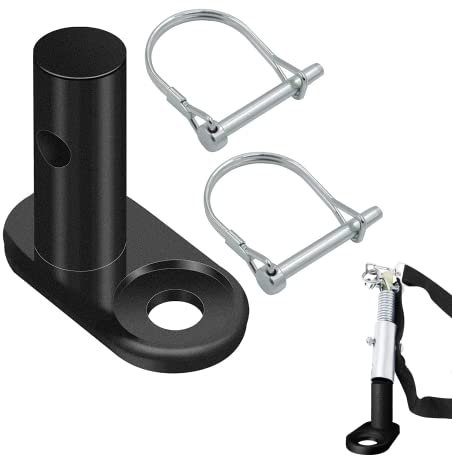 LUXUU Fahrradanhänger Kupplung Fahrrad Anhänger Haken Verbinder Mit 2Stk Sicherungsstift für Kinderanhänger Hundeanhänger