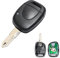 Heart Horse 433MHz Clé de Voiture télécommande 1 Bouton Coque de clé télécommande pour Clio 2 telecommande Coque de clé Compatible avec Re Nault Clio 2 Kango1 Twingo Master (PCF7946 Puce NE73 Lame)
