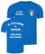 lepni.me Mens Personalised Football Jersey Italy | Your Name and Number | Italian Flag Badge | Custom T-Shirt | Football Championship (L Royal-Blue Multi Color)