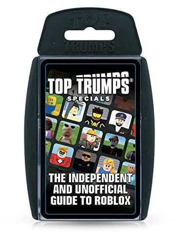 Top Trumps The Independent and Unofficial Guide to Roblox Special Card Games, 30 of the biggest games including Sharkbite, Jailbreak and Brookhaven, Gamer Gift and Toy for Boys and Girls Ages 6 plus