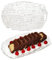 Van Well St Tropez Plateau de service en verre rectangulaire (L x l) 35,5 x 23 cm avec structure et relief Plateau de buffet pour amuse-bouches poisson et viande Plateau à fromage et à charcuterie