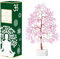 Arbre de Vie en Cristal de Quartz Rose - Fait à la Main, Chakra, Base en Quartz Naturel, Bonsaï Feng Shui, Décoration en Pierre, Cristal de Guérison