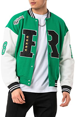 Redbridge Stylische Collegejacke im Retro-Look Sportliche Varsity-Jacke für Freizeit und Streetwear
