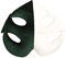 JYCRA Monstera Blattkissen, 3D-Blattpflanze, Plüsch-Überwurfkissen, tropisches Blatt-Design, für Zuhause, Schlafzimmer, Dekoration, B