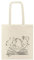 My Custom Style Borsa Shopper Cotone 140g Beige#Simboli-Books Lover# Manici 70