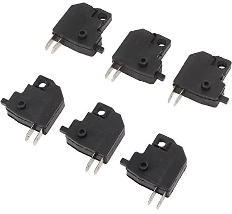 Interruptor de Luz de Freno de Motocicleta, 6 Piezas de Repuesto de Interruptor de Parada de Luz de Freno Delantero Izquierdo y Derecho de Motocicleta para 50 Chino ATV