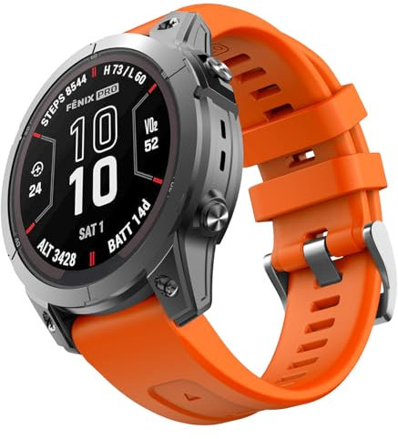 OVERSTEP Compatible Para Garmin Fenix 7s,20mm Ancho Silicona Suave Correa De Repuesto Correa De Reloj Para Fenix 7s Pro/Fenix 7s Solar/Fenix 6s Pro/Fenix 6s/Fenix 5s/Fenix 5s Plus