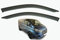 Set mit 2 Windabweisern zum Aufkleben, kompatibel mit Ford Transit, passend für Ford Tourneo Custom 2012, 2013, 2014, 2015, 2016, 2017, 2018, 2019, 2020, 2021, 2022, 2023