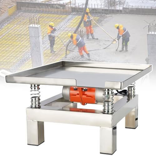 Vassoio Per Calcestruzzo Portatile, Con Motore Vibrante, Piattaforma Vibrante Per Blocchi Di Prova Elettrici Da 50 W, Per Compattazione Tramite Vibrazione, Capacità: 10 Kg,220V