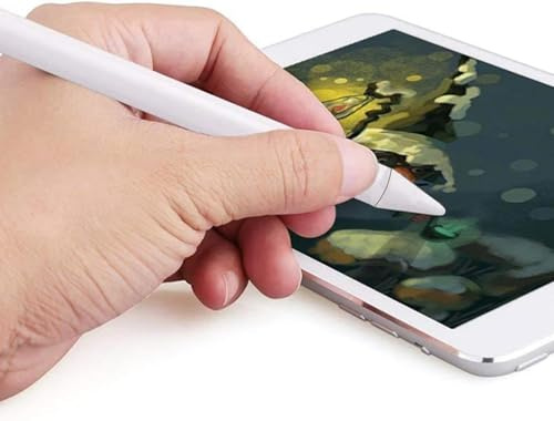 Weißer Smartphone Stift Tablet Stift Hohe Empfindlichkeit Nicht Kratzend Feine Spitze Kapazitiver Touchscreen Stylus Kugelschreiber für iPad Zeichenstift Kugelschreiber Stylus Stifte Zubehör