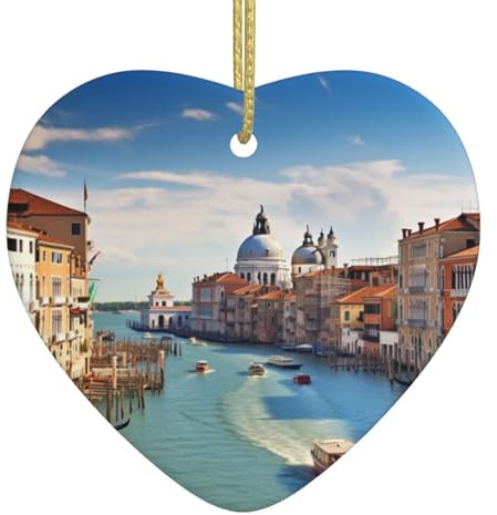 Großer K in Italien Weihnachtsschmuck Keramik Weihnachtsbaum Hängende Dekorationen Rund Xmas Anhänger für Weihnachtsdekorationen 2024 Christbaumschmuck Geschenke
