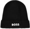 BOSS Herren Mütze Strickmütze Asic Beanie-X, Farbe:Schwarz, Artikel:-001 Black
