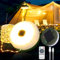 BARAKYEG Solar Camping Lichterkette Aufrollbar,10M Wasserdichte Camping Lichterkette Außen, 8 Beleuchtungsmodi,2000mAh,USB Wiederaufladbare,Campinglampe für Camping,Garten und Wandern,Zelt Camping