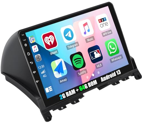 CAMECHO 2+64G Android 13 Autoradio für Mercedes Benz C Class W204 S204 2006-2011 mit Rückfahrkamera, 9 Zoll Wireless Carplay Android Auto Bluetooth Radio HD Touchscreen mit WiFi FM/RDS GPS +Canbus
