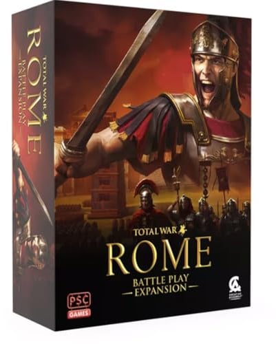 Plastic Soldier Company Total War Rome The Board Game - Battle Play Expansion - Tactical Miniatures Add-On - for 1 to 4 Players | 10-15 Min Battles | Ages 10+ - English