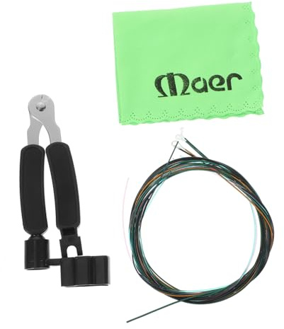 NIYANGLE Multifunctional Tool Combination Random Color Stainless Steel with String Cutter Guitar Strings Changing Kit and Mandolin DIY Repair