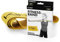 Kintex Fitnessband, 2,5 m x 15 cm, Gymnastikband in 7 Stärken, 100% Latex, transportables Trainingsband (Gold)