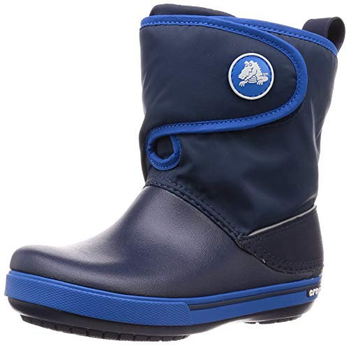 Crocs Unisex Bambino Crocband II.5 Gust Boot Kids Stivale, Navy/Bright Cobalt, 32/33 EU