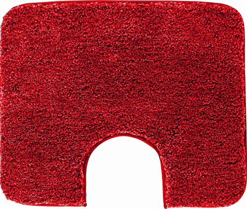 Grund Melange Badteppich, 100% Polyacryl, Rubinrot, 50 x 60 cm