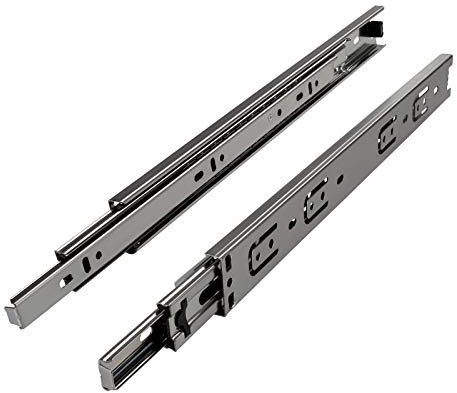 SOTECH 1 Paar 2 Stück Vollauszüge KV2-35-H45-L300-NF Höhe 45 Länge 300 mm | Schubladenauszüge mit Tragkraft 40 Kg