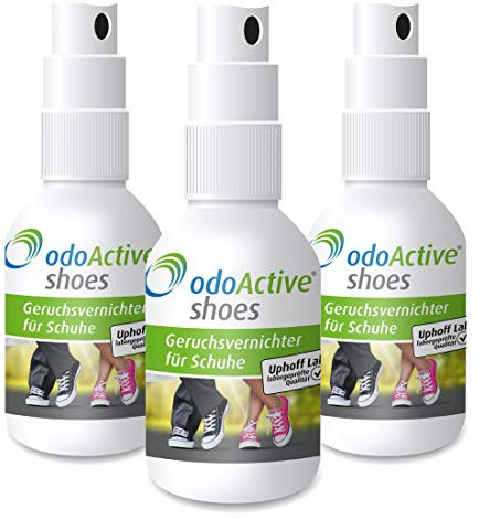 odo Active - Schuhgeruch-Vernichter – Dauerhafter Geruchsentferner – mikrobiologisch – Frische Schuhe & Gesunde Füße – mehrfach ausgezeichnet – Schuh-Deo Spray (3)