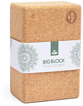 Bodhi Yoga Block Kork Brick | Einzeln & als Set | 100% Naturkork – Universal Yogaklotz | Umweltfreundlich & Nachhaltig | Tool für deine Asanas, Stretching & Regeneration | 227x150x100 mm