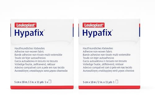 Hypafix Dressing Fixation Tape 5cm x 10m x 2 Rolls