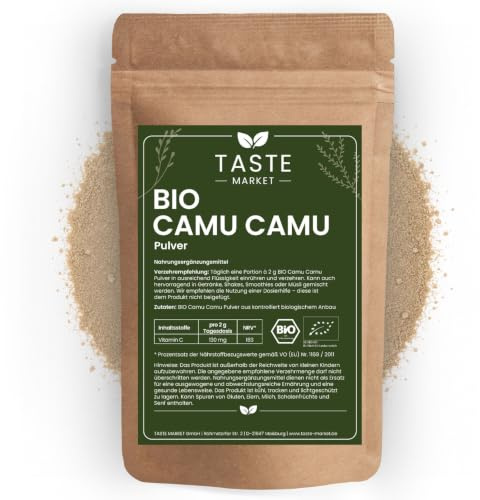 500 g BIO Camu Camu Pulver | aus kontrolliert biologischem Anbau | natürliches Vitamin C