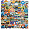 Kaderas Retro Reise Sticker Vintage Outdoor Abenteuer Aufkleber 100 Stück