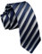 Enlision Herren Krawatte Schmale Schwarz Streifen Krawatten für Formelle Büro oder Hochzeit Business 6cm
