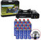 Kochmann® Gaskocher + 16 Gaskartuschen inkl. Tragekoffer, 1-flammig Campingkocher Camping Gas Kocher Kartusche