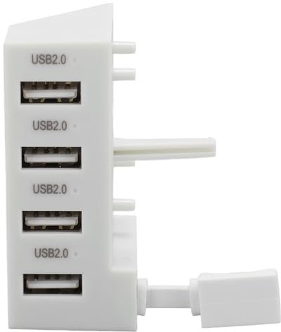 4-Port-USB-2.0-Hub für One Slim, Plug-and-Pla, Hochgeschwindigkeits-USB-Splitter-Erweiterungsadapter für One Slim-Konsole