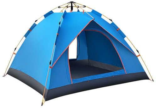 Portal Zelt Ultraleichte Camping Zelte,2 Doors Wasserdicht Winddicht Pop Up Zelt Automatisches,mit Tragetasche,Schnell Set-up Sonnenschutz Backpacking Wurfzelte für Camping,Garten,Wanderausflug