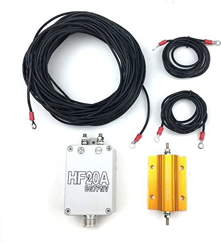 Persistence 1Set HF20A Kurzwellen-Vollband-Blindfreie Antenne Kurzwellenantenne Außenradiosender Walkie-Talkie Metall + Kunststoff