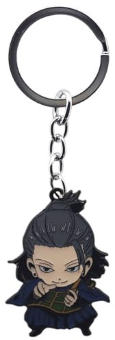 Amasukami Anime Character Geto Suguru Schlüsselanhänger, Mehrfarbig/Meereswellen (Ocean Tides), Small