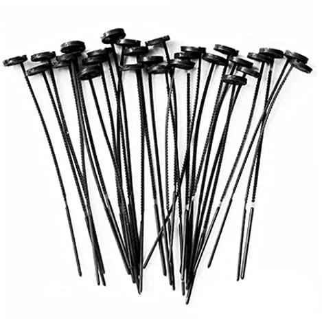 Quick Button Fastening Tool, No-Sew Button Fastening Tool, No-Sew Button (Black, 30 Pieces) Button Fastener Button attacher Button attacher Tool no sew Button Sewing Tool