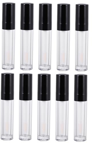 MERRYHAPY 10 Stück 8 Ml Nachfüllbare Lipgloss-probenflaschen Lippenöl Feuchtigkeitsspendende Wiederverwendbare Tubes Tragbar Umweltbewusst