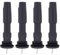IUSOT 4 Stücke Zündspule Gummistiefel Stecker Auto Zündspulen Modul 04E905199H 04E905199A Federreparatursatz für Audi A3 A1 Golf 7 Beetle Passat Rapid Ibiza Leon Mii 1.0 1.2 1.4 1.6