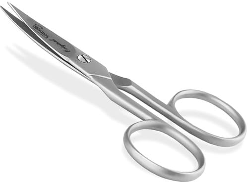 Linkshänder Nagelschere aus Solingen mit einseitiger Mikroverzahnung Made in Germany aus Rostfreiem Edelstahl Maniküre Pediküre Fußnagelschere zum Schneiden von Finger- und Fußnägeln 9 cm