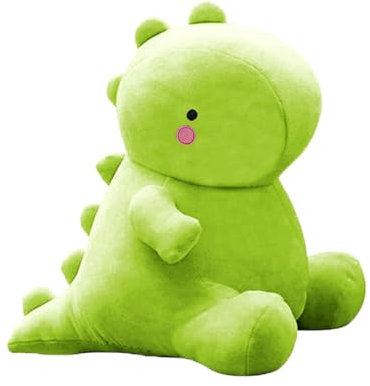 ZOOMPIL 30 cm Dinosaurier Plüschtier, süßes Dino Stofftier Plüschkissen, Umarmungskissen, Kawaii Dinosaurier Plüschtier, Cartoon Tier Spielzeug, Geschenk für Kinder Mädchen Jungen (Grasgrün)