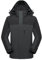 LHHMZ Veste imperméable d'extérieur pour hommes, Manteau de randonnée coupe-vent, Veste décontractée de tous les jours, Manteau de travail avec capuchon