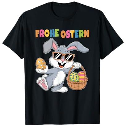 Ostergeschenke Ostern Outfit Junge Mädchen Kinder Osterhase T-Shirt