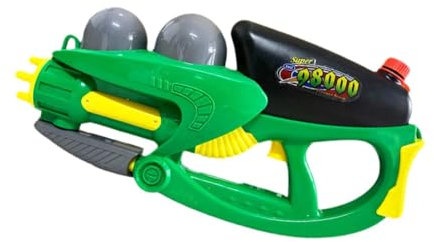 MagiDeal Wasser Squirt Toy Water Soaker 3000 ml Wassertank Spray Spray Spray Toy, Sommerspielzeug für Pools, Innenräume, Garten im Freien, Strand, Strand, GrÜn