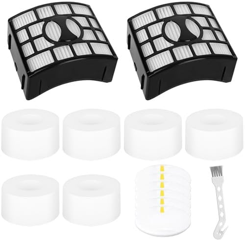 NV801ukt Filter Replacement for Shark Rotator Powered Lift Away Speed Vacuum NZ801ukt NV680, NV681, NV682, NV683, NV801uk,NV800, NV801, NV803, UV810 AX910,Matching part number XFF680 &XHF680