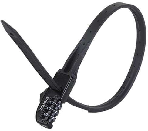 Bikes Combination Lock - Bike Cable-Tie Locks, Anti-Theft Bikes Security Tool | 3-Digit High Security Bicycles Locks, Combination Zip Tie Lock for Outdoor Bicycles Motorbike Scooter